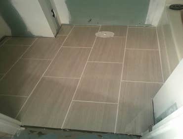 Ceramic tile floor Ceramic tile floor