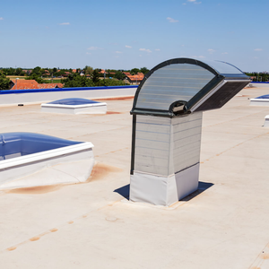 Commercial Roof with Skylight