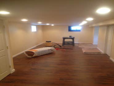 Finished basement