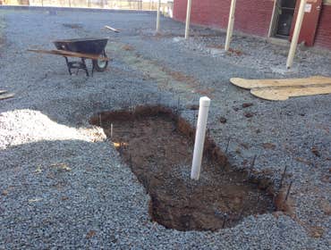 Shaping the pool