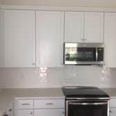 Modern Kitchen, white granite