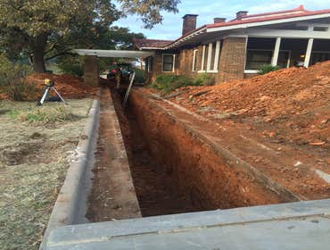Residential sewer line