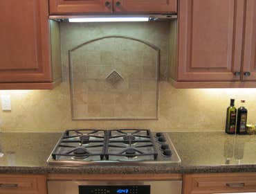 Maple, Granite and Travertine