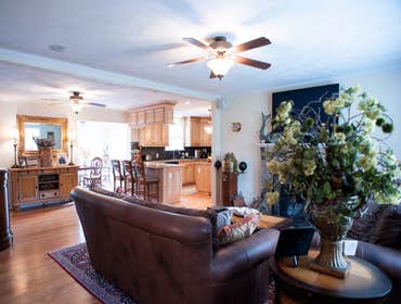 Single story brick home remodel by Caruana Homes, Inc.