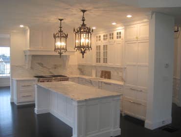 Painted cabinets
