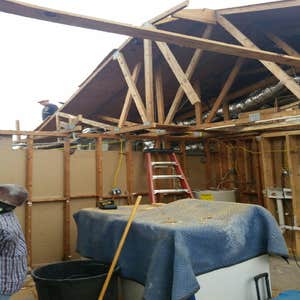 Photos from Peace River Construction LLC Custom home for local Architect.
Complete shell : slab to roof dry-in.