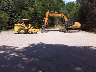 Demo,, tree removal ,,earth work Daleville park and ride ... a Tobyhanna Army Depot project