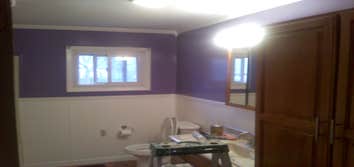 Installed Crown & Painted