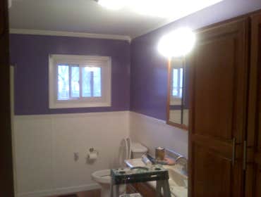Installed Crown & Painted