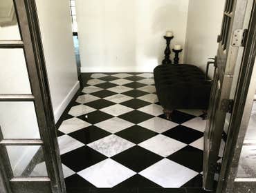 Marble checkerboard