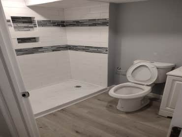 Photos by Efundhomes #1 Full gut renovation, dig down to basement a legal height and we changed the property to a 4 bedroom 2.5 bathroom home. Client 
