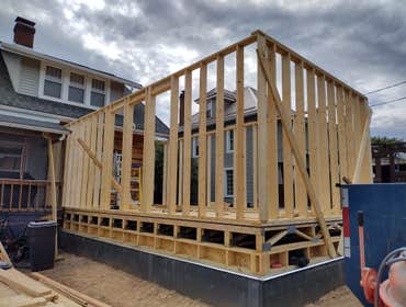 Addition framing progress
