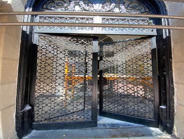 Photos by Northeast Eco Blasting #16 Bronx NY, architectural metal door blasting
