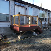 New Deck Exterior Deck Build