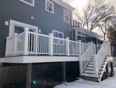 New house build in Wellesley Massachusetts New Home building.