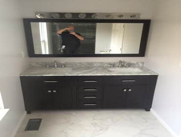 master bathroom after