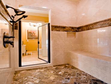 Marble shower
