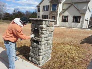 Gray Concrete Construction Project