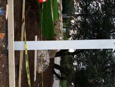 State Farm Sign Install Contracted to drill an 8 foot hole, set sign pole, form concrete base and pour, paint sign pole