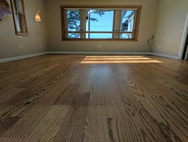 Hardwood floor refinish & repair