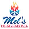 Mel's Heating & Air Conditioning logo