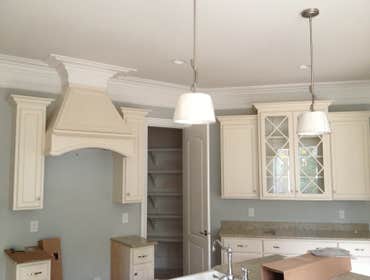 Project photos from Bass Electrical Services Electrical work on a new construction house.