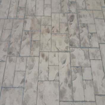 Ashler slate stamp concrete