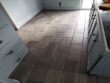 Kitchen floor remodel 2020