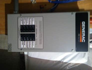 7KW generac house panel
