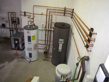 new Plumbing and hot waterheat