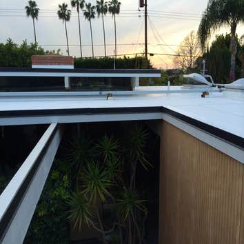 Mid-Century Modern Eichler Roof, Insulation, Lumber and Siding Revival in Orange, CA This mid-century modern home in Orange, California was re-roofed w