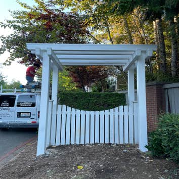 Photos by Platinum General Construction LLC #1 We went ahead and demo the old pergulas in this apartment complex and installed new pergulas with a smoo