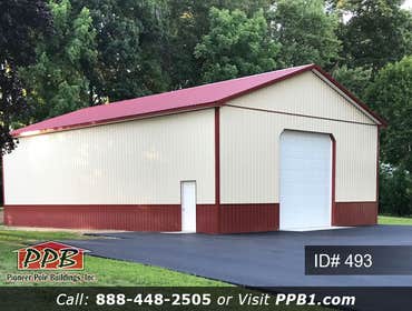 Photos by Pioneer Pole Buildings #1 40’ W X 60’ L X 12’ H