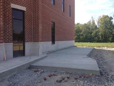 Drive thru concrete