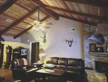 ceiling and kitchen remodels