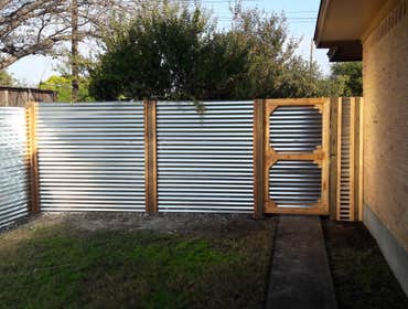 Corrugated Fence