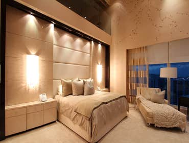ASIA 3403 Complete design+build interiors buildout of an incredible 4-story penthouse unit in Miami's exclusive Brickell Key with unbelievable views of