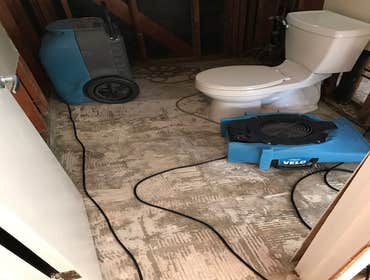Bathroom Water Damage