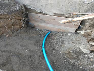 Photos by Jeffrey Edwards LLC #5 Replace water service line to small business.