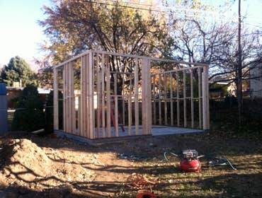 Backyard Shed Custom built backyard shed