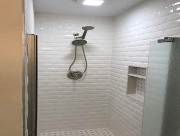 New shower
