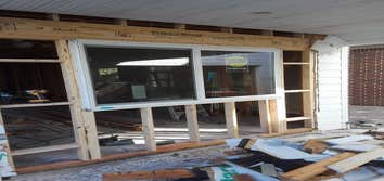 Remodeled wall with window install