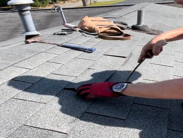 Photos by Palmer Contracting Services, Inc. Re-roof project