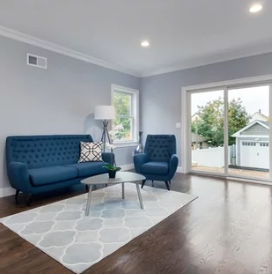 Colonial remodel with addition