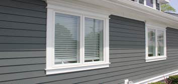Cement board Siding with Azek