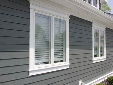 Cement board Siding with Azek