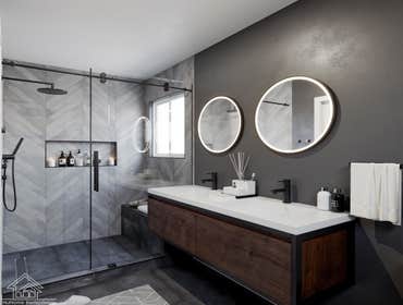 Bathroom and Powder Room Remodel - Burlingame, CA