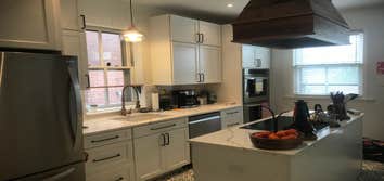 Kitchen Remodel w/ White Cabinets