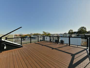Photos by Urbanity Homes #1 Maverick St Boston MA
The Maverick Street condos are a study in materials. Simple geometries are given interest with contra
