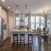 Kitchen Island with Backsplash